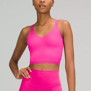 NWT lululemon sonic pink align tank